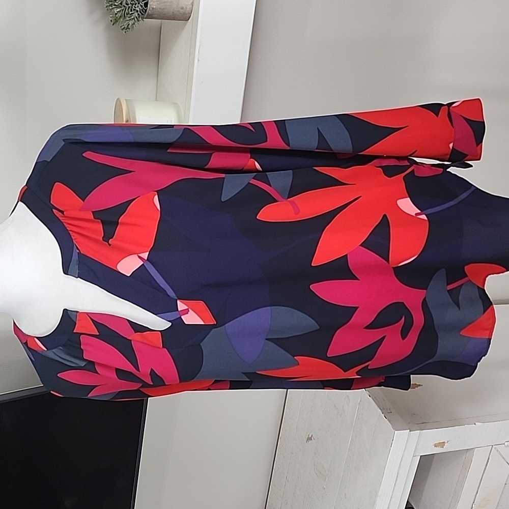 Ann Taylor Loft Long Sleeve Floral Blouse - Picture 2 of 8